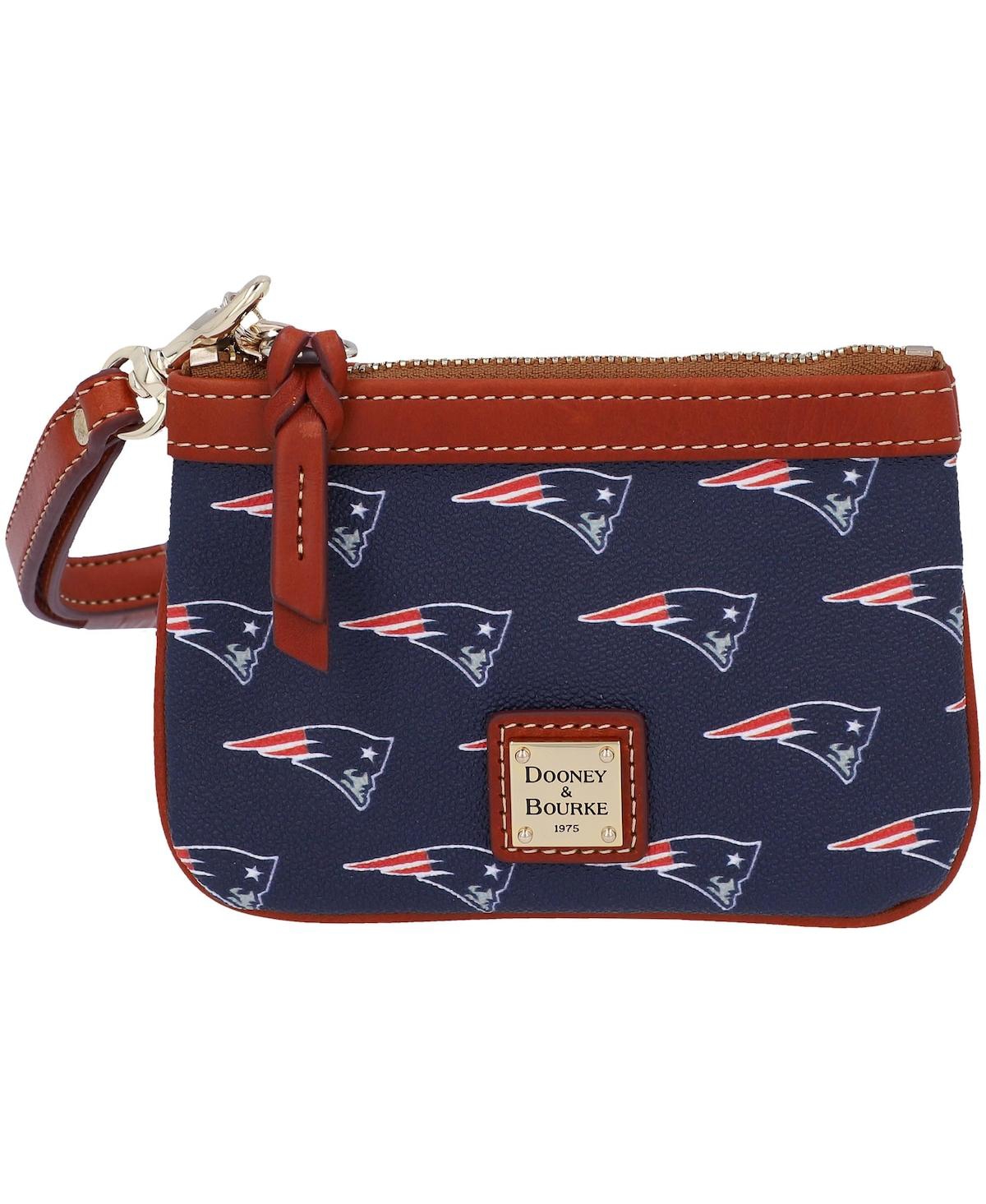 Dooney & Bourke Women's  New England Patriots Signature Suki Crossbody With Medium Wristlet In Navy