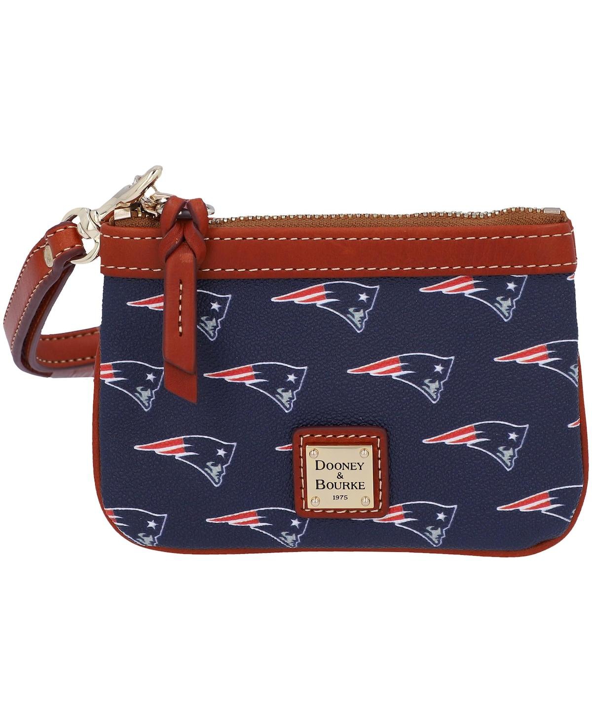 Shop Dooney & Bourke Women's  New England Patriots Signature Suki Crossbody With Medium Wristlet In Navy