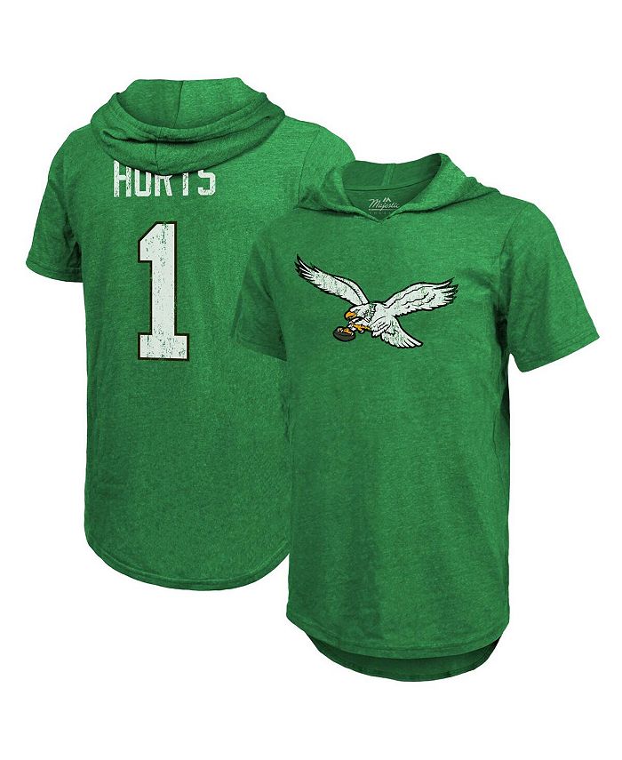 Majestic Men's Threads Jalen Hurts Kelly Green Philadelphia Eagles  Alternate Player Name and Number Pullover Hoodie - Macy's