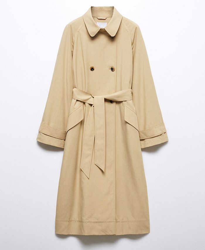 MANGO Women's Trench Fluid Coat Macy's