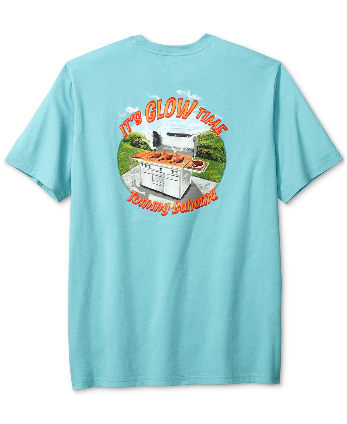 Tommy Bahama Men's It's Glow Time Graphic T-shirt In Milky Blue