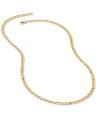Lightweight Mariner Link 20" Chain Necklace (4mm) in 14k Gold