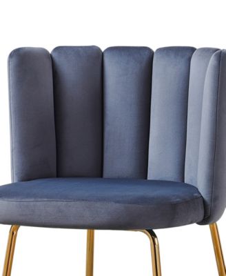 Elegante 37" Velvet Counter Height Stools, Set of 2