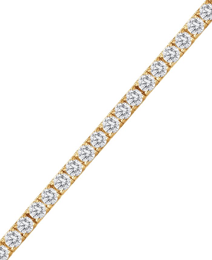 Macy's Diamond Tennis Bracelet (5 ct. t.w.) in 14k Gold Macy's
