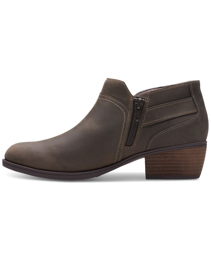 Clarks Women's Charleton Grace Buckled Ankle Booties - Macy's