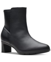 Macys clarks womens ankle boots hot sale