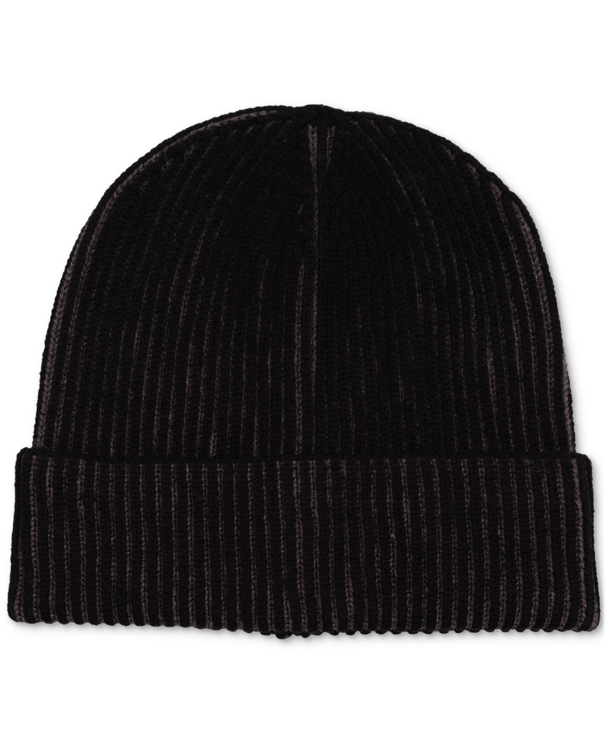 Alfani Men's Two-tone Plated Beanie, Created For Macy's In Black