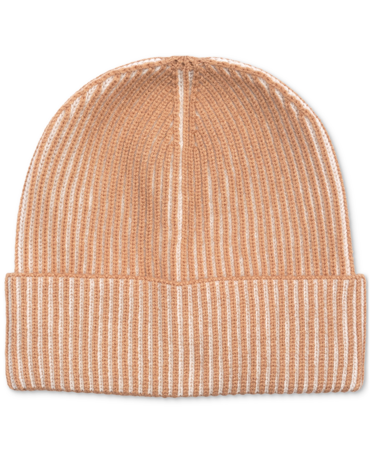 Men's Two-Tone Plated Beanie, Created for Macy's - Beige