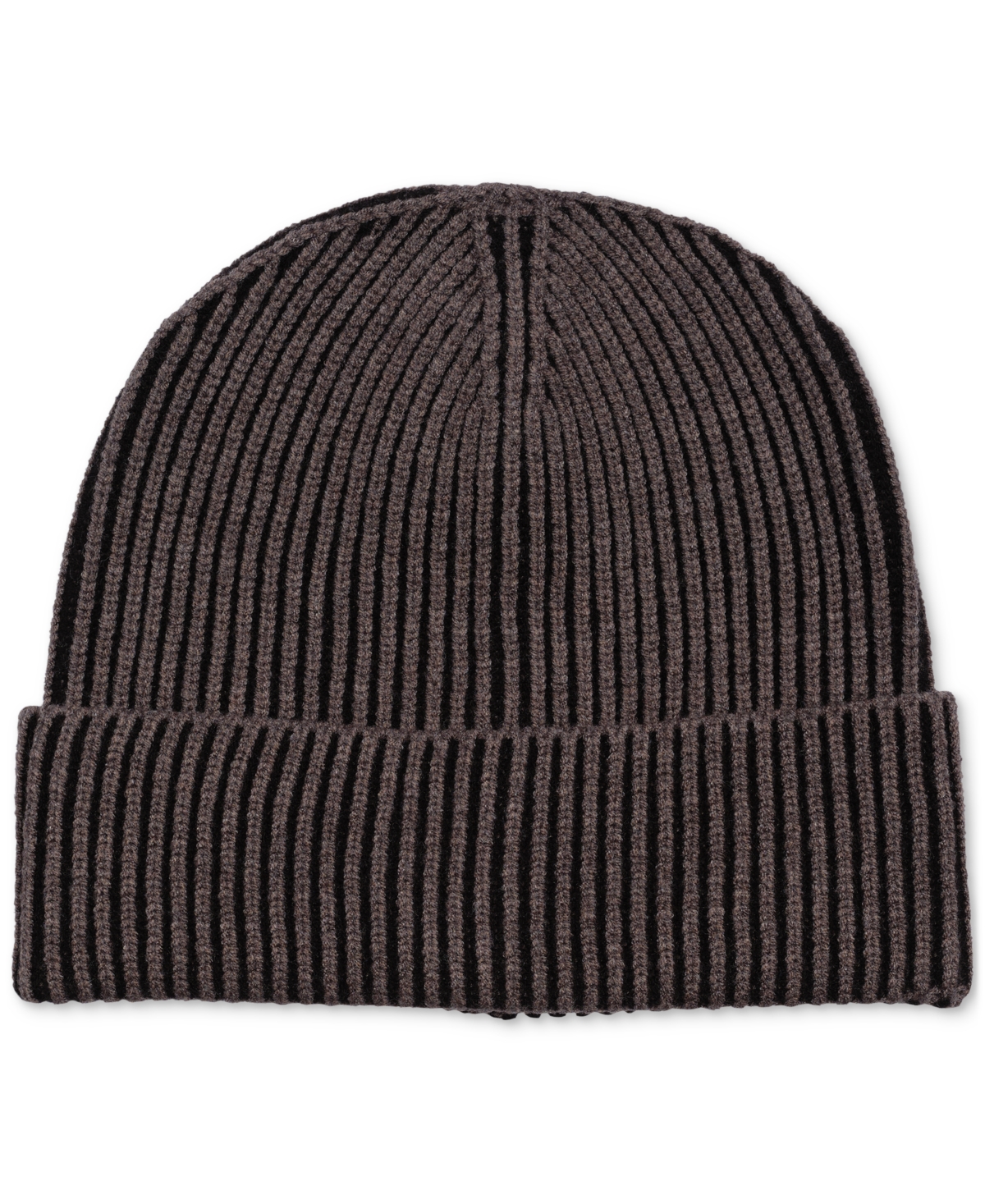 Alfani Men's Two-tone Plated Beanie, Created For Macy's In Grey