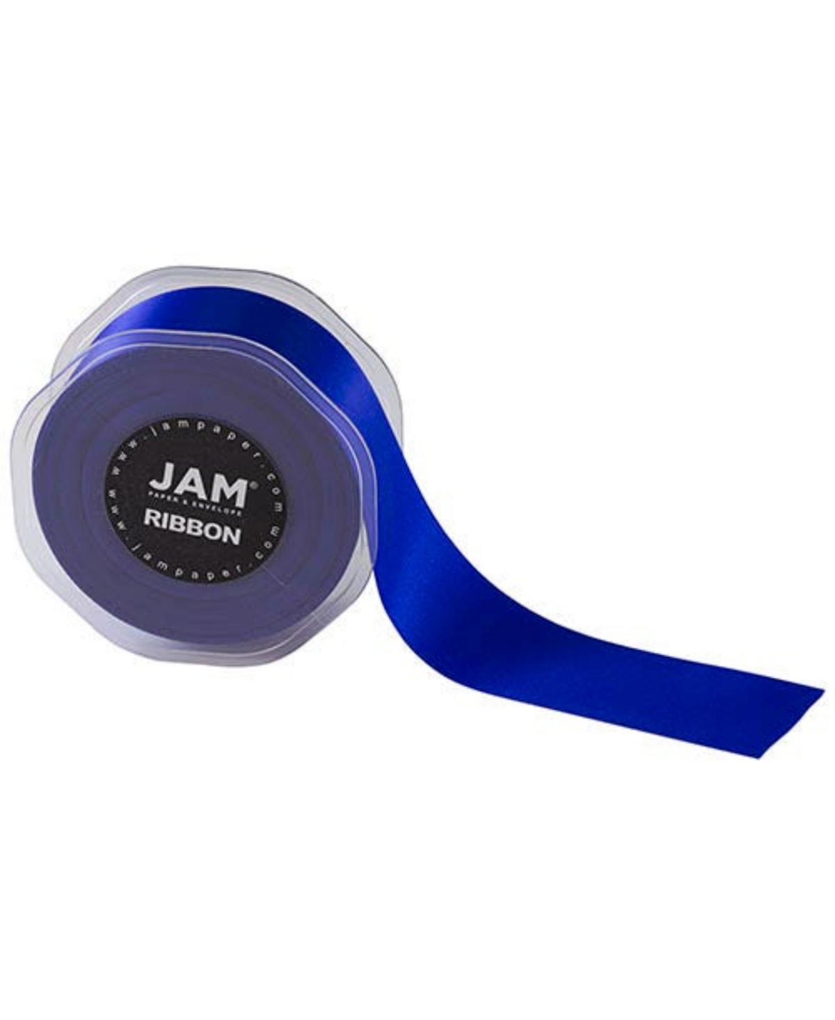 Jam Paper Double Faced Satin Ribbon In Light Blue Sheer Ribbon