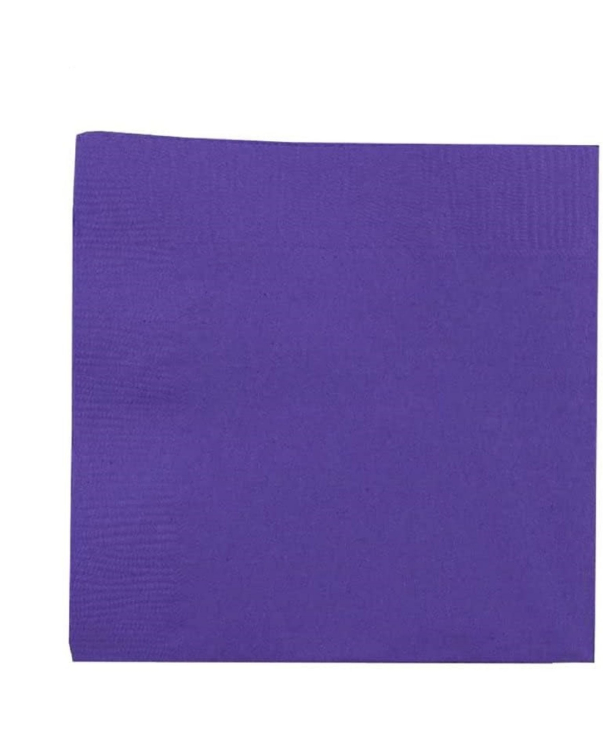 Shop Jam Paper Small Beverage Napkins In Purple