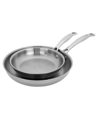 HENCKELS CLAD H3 2 Pc Stainless Steel Fry Pan Set - Macy's