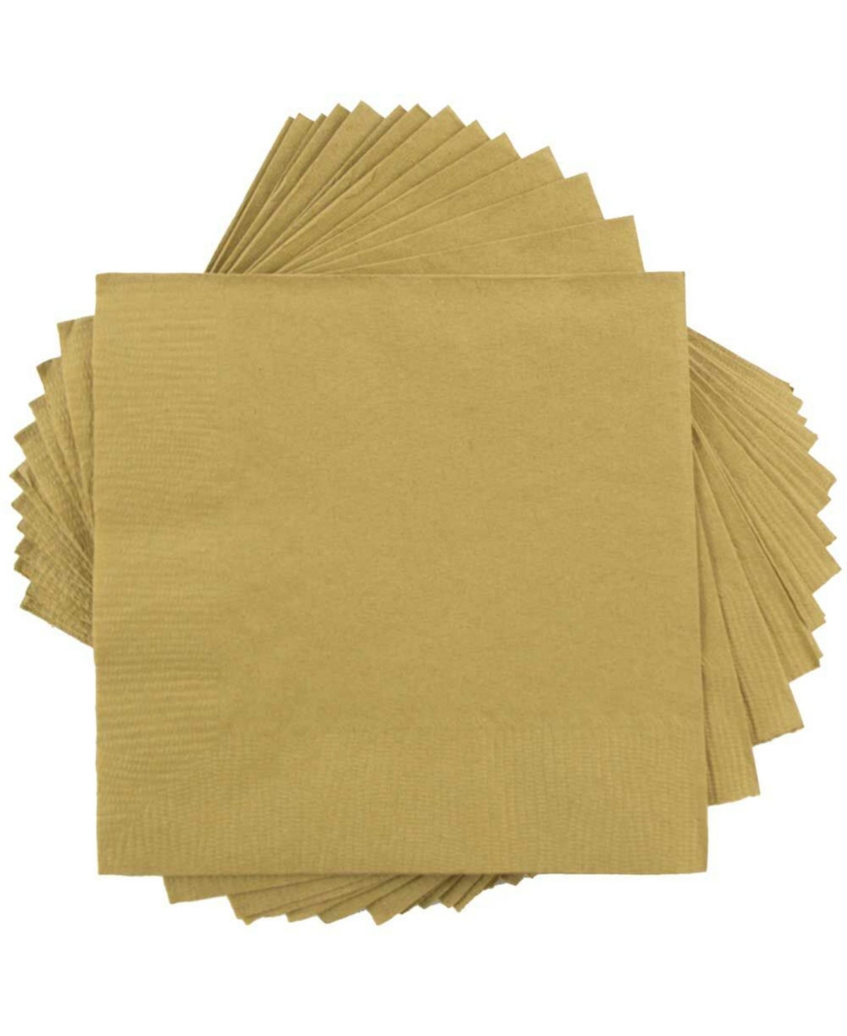 Jam Paper Small Beverage Napkins In Gold