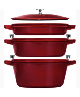 Cast Iron 4-Piece Stackable Set