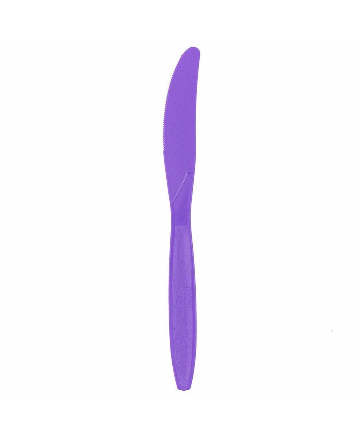 Shop Jam Paper Big Party Pack Of Premium Plastic Knives In Purple