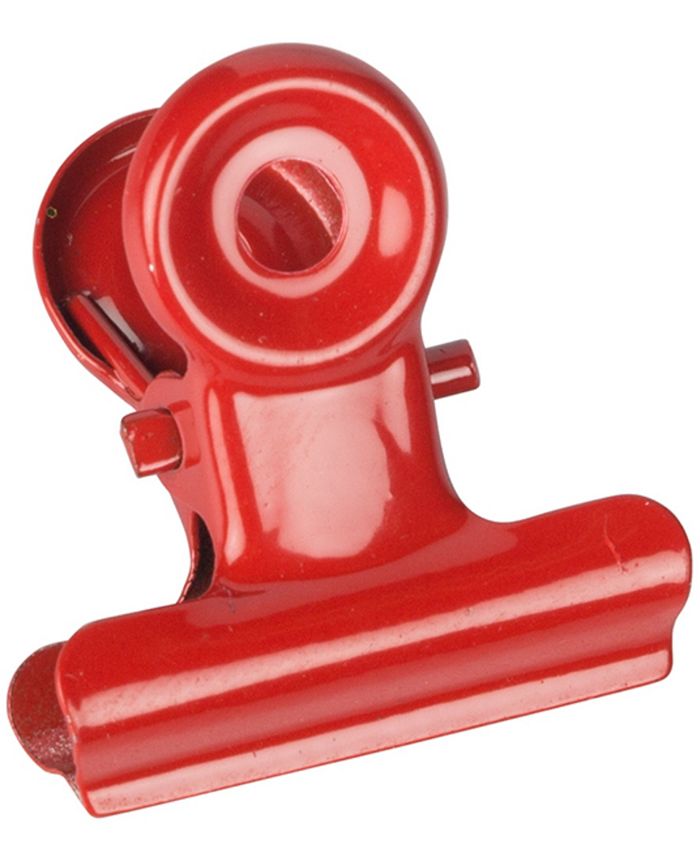 JAM PAPER Bulldog Klammern Medium 31mm Violett - 15er Pack Büroklammern