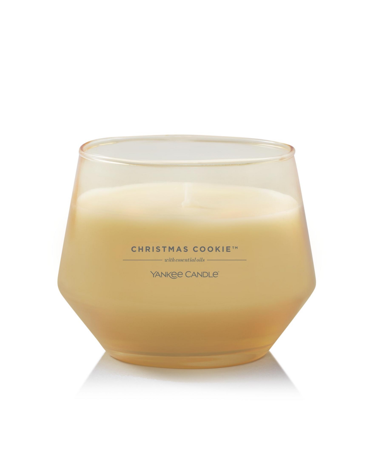Yankee Candle Christmas Cookie Studio Collection Glass Candle, 10 oz - Ivory
