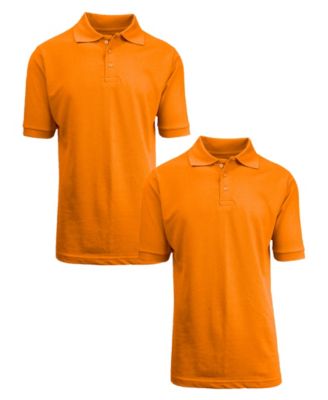 Men's Short Sleeve Pique Polo Shirt, Pack of 2