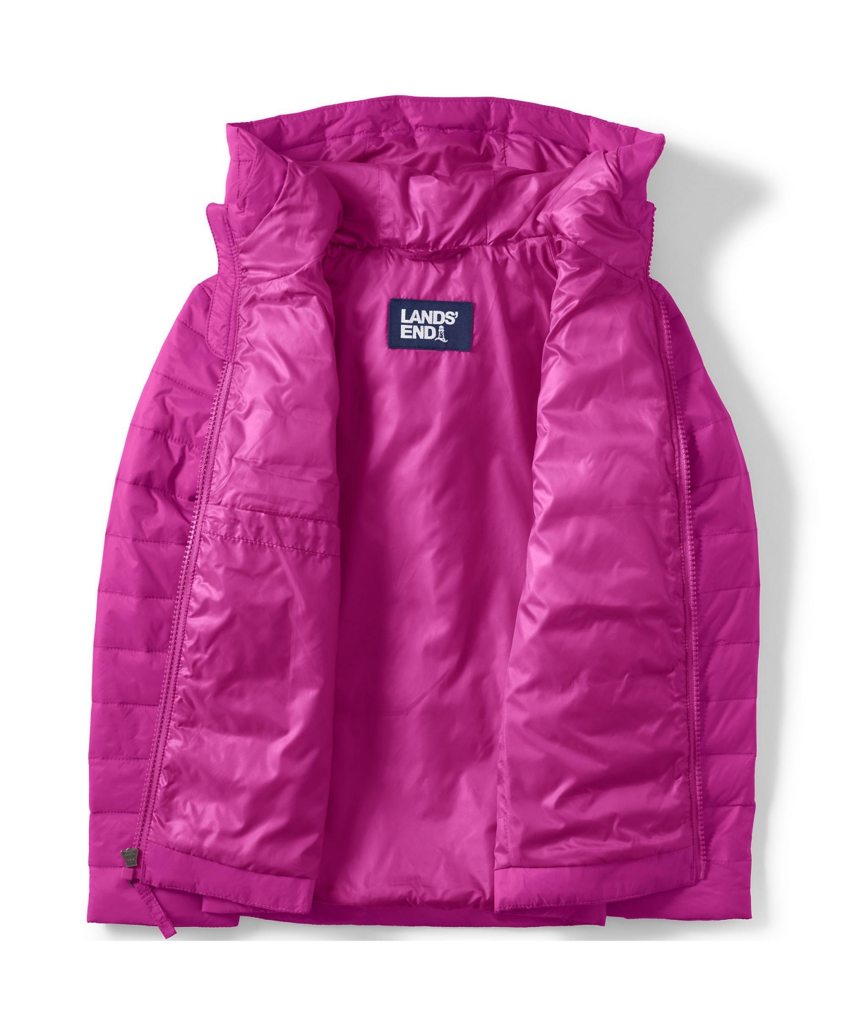 Lands' End Big Boys ThermoPlume Packable Hooded Jacket