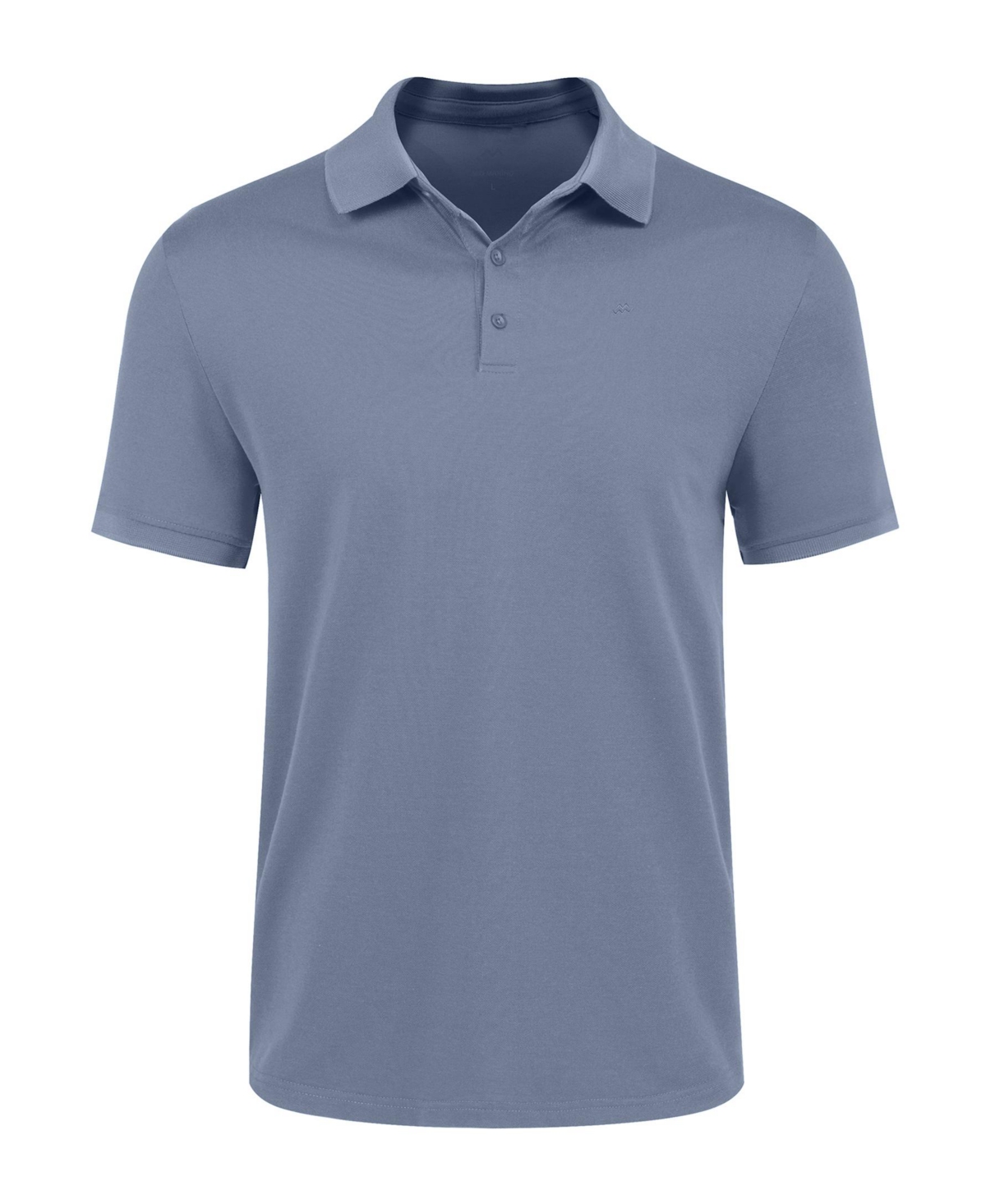 Big & Tall Classic-Fit Cotton-Blend Pique Polo Shirt - Denim blue