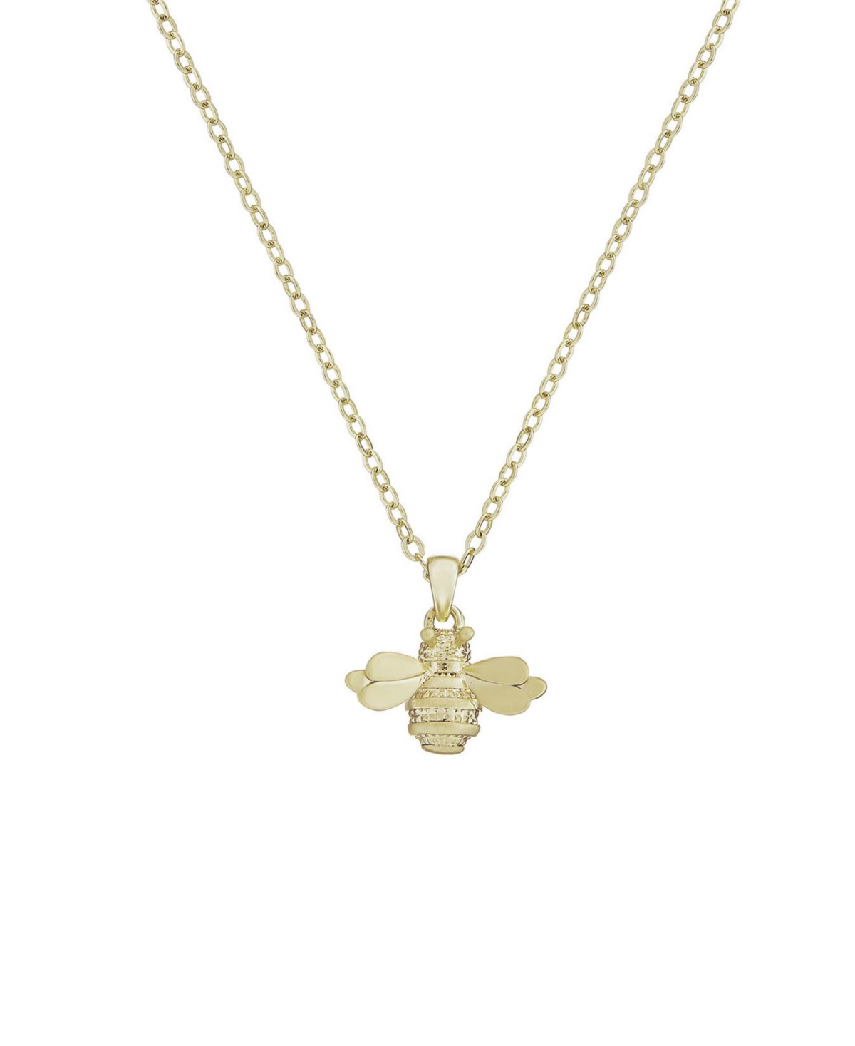 Bellema: Bumble Bee Pendant Necklace For Women - Rose gold