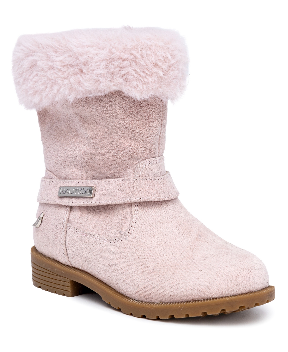 Nautica Toddler Girls Cosima Cold Weather Faux Fur Boots In Light Pink