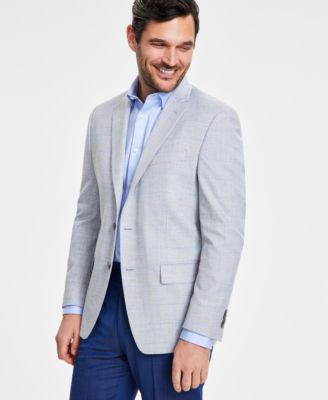 Michael Kors - Men's Classic-Fit Windowpane Sport Coat