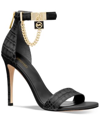 Michael Kors - Women's Hamilton Embellished Ankle-Strap Dress Sandals