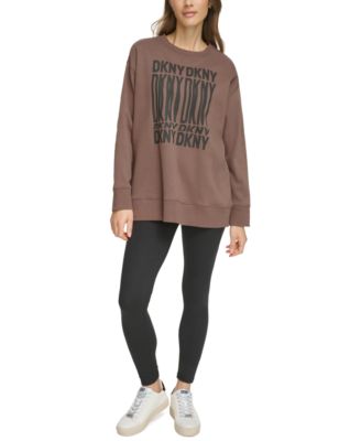 DKNY - Women's Logo Graphic Crewneck Sweatshirt