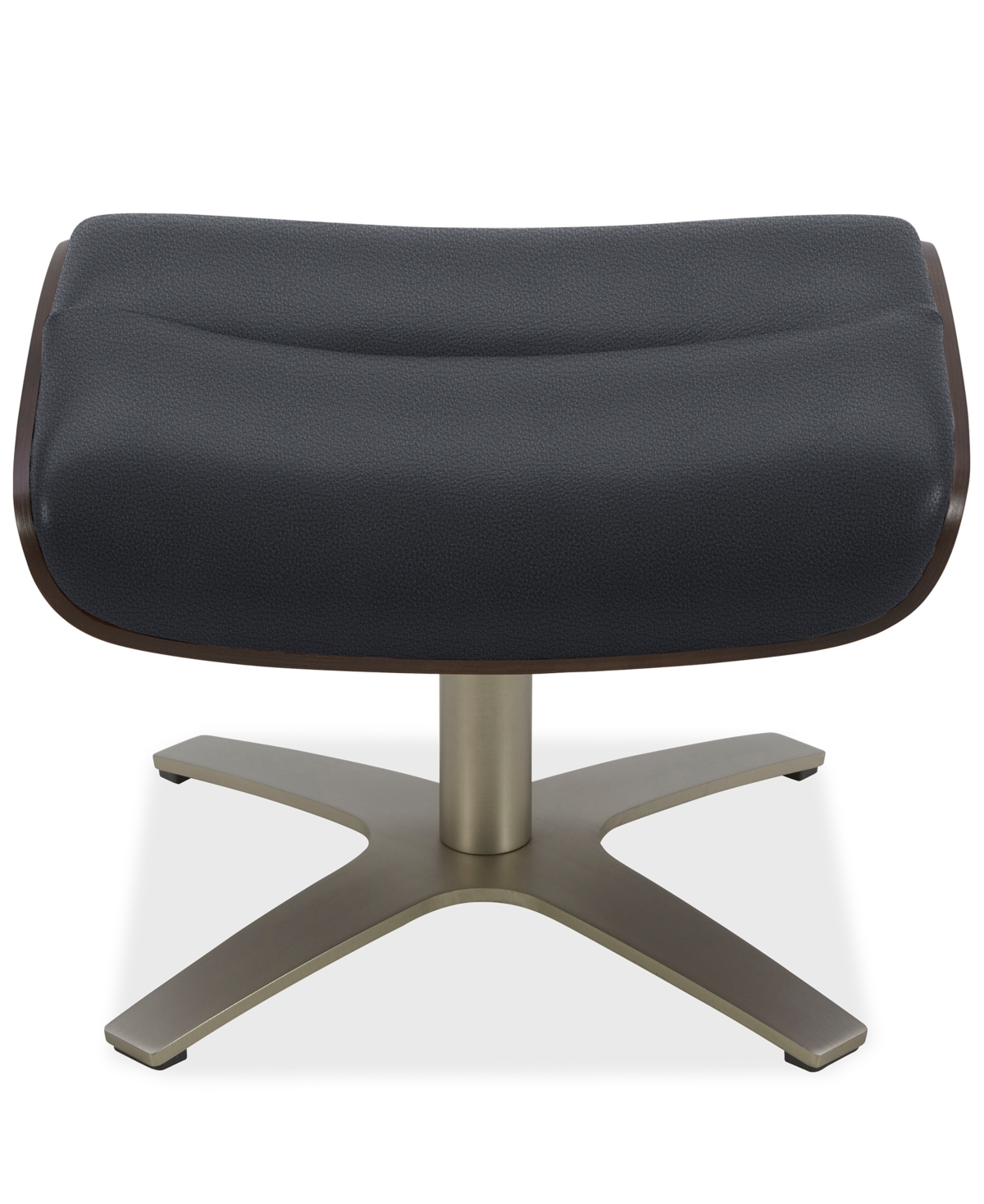 Janer 22" Leather Ottoman, Created for Macy's