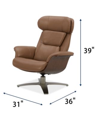 Janer Leather Swivel Chair