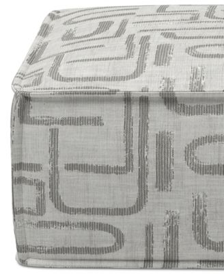 Rosecrans 34" Fabric Ottoman