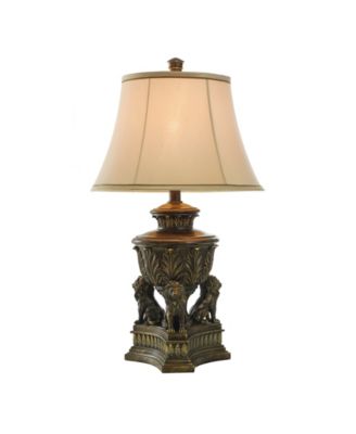 StyleCraft Fabric Shade Table Lamp