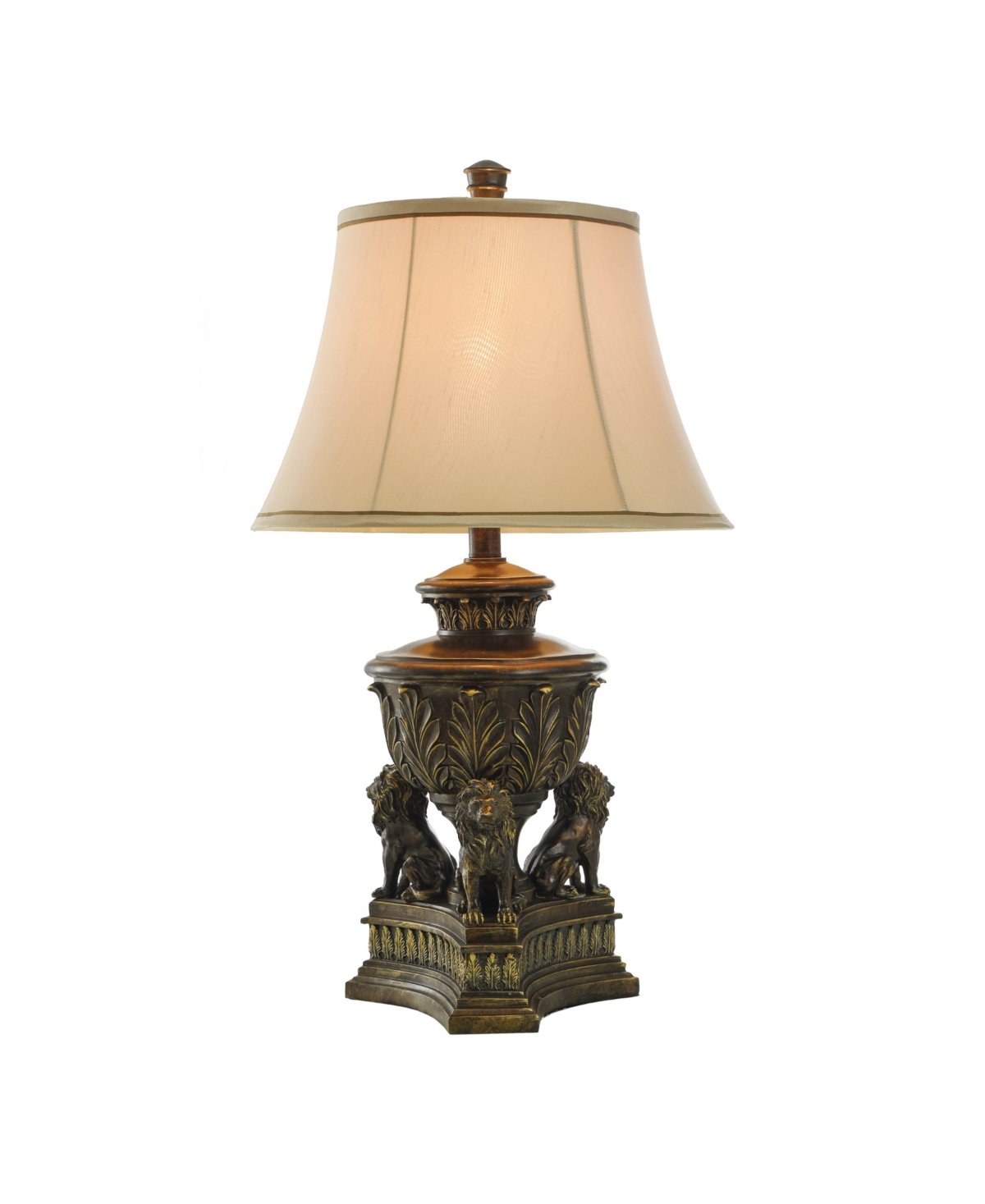 StyleCraft Fabric Shade Table Lamp