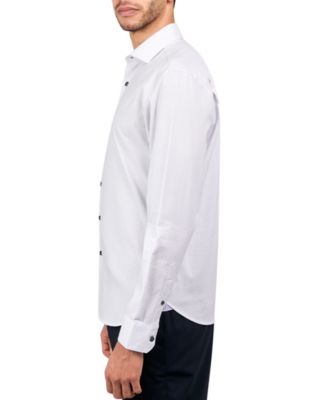 Men's Regular-Fit Fine Stripe Dress Shirt