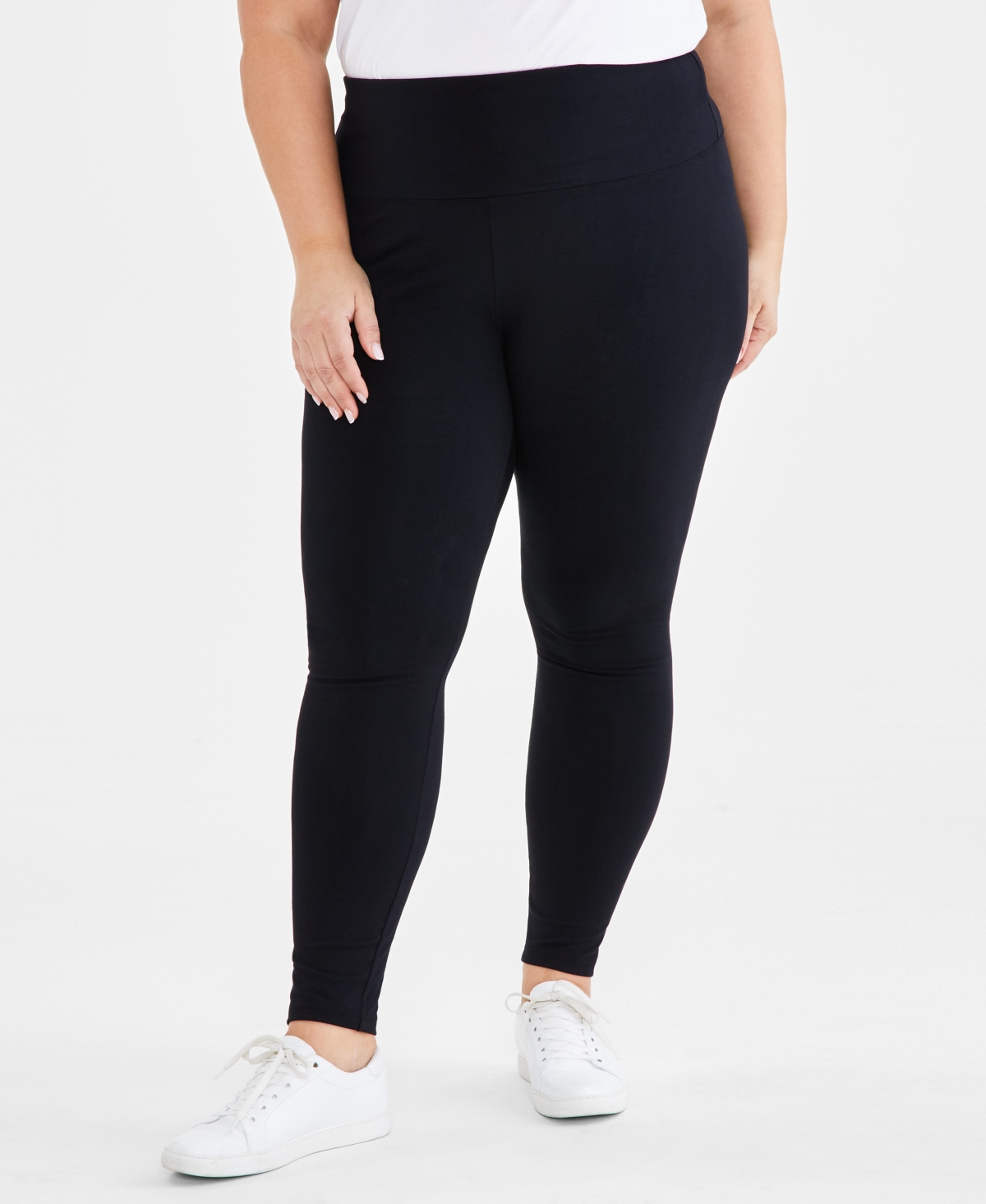 STYLE & CO PLUS SIZE HIGH RISE LEGGINGS, CREATED FOR MACY'S