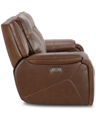 CLOSEOUT! Hansley 2-Pc. Zero Gravity Power Recliner Leather Sofa, Created for Macy's