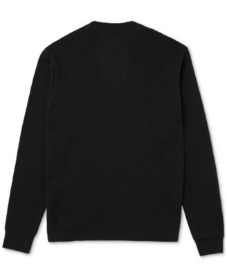 Men's Waffle-Knit Thermal Sleep Shirt