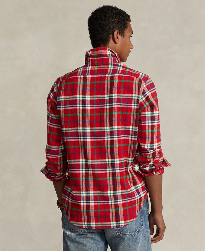 Polo Ralph Lauren Men's ClassicFit Plaid Flannel Workshirt Macy's