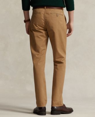 Men's Straight-Fit Washed Stretch Chino Pants