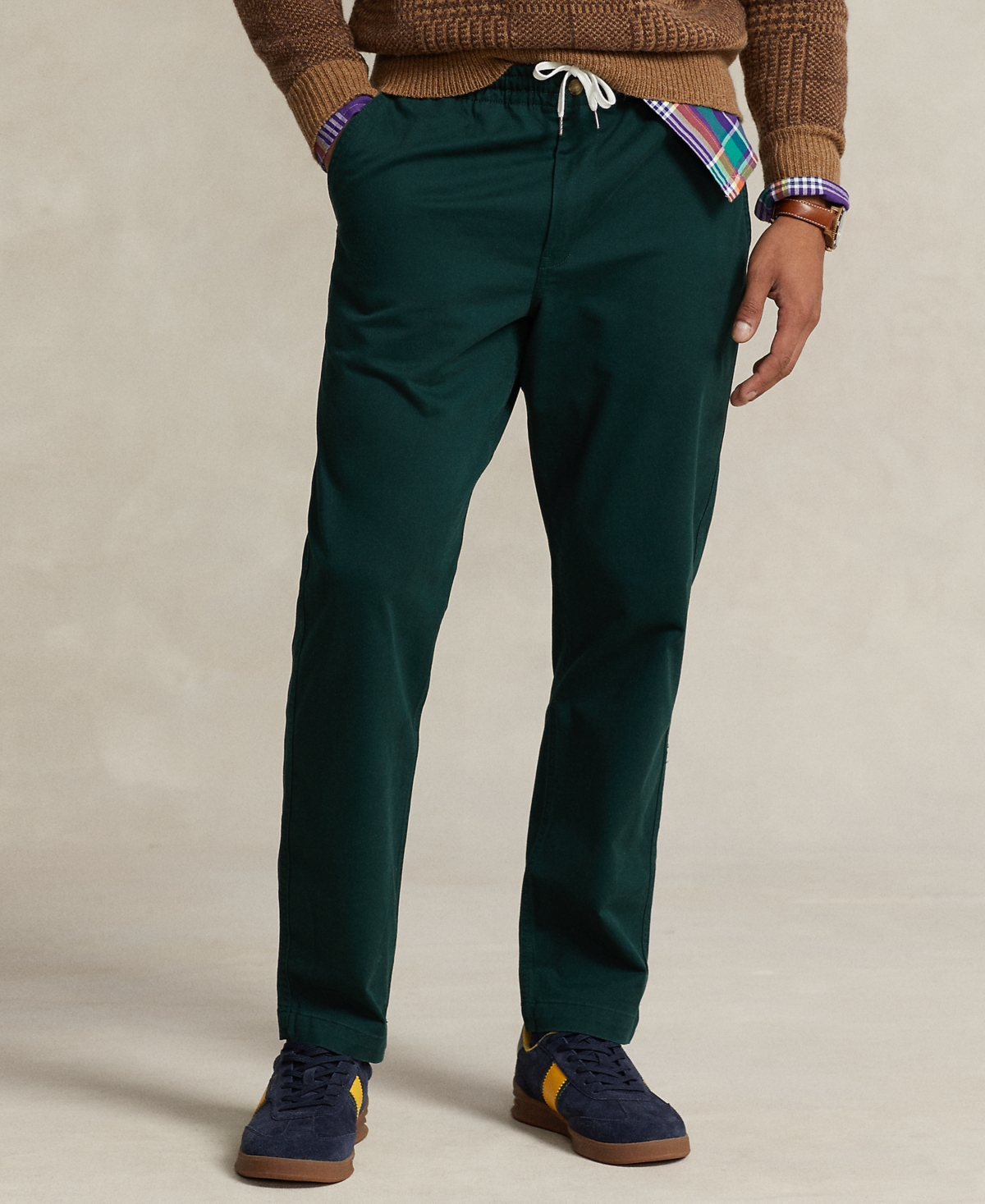 Polo Ralph Lauren Men's Stretch Classic-fit Polo Prepster Pants In Hunt Club Green