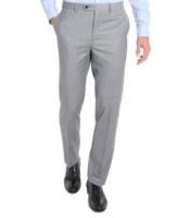 Lauren Ralph Lauren Men's Slim-Fit Sharkskin Wool Stretch Suit Pants - Light Grey