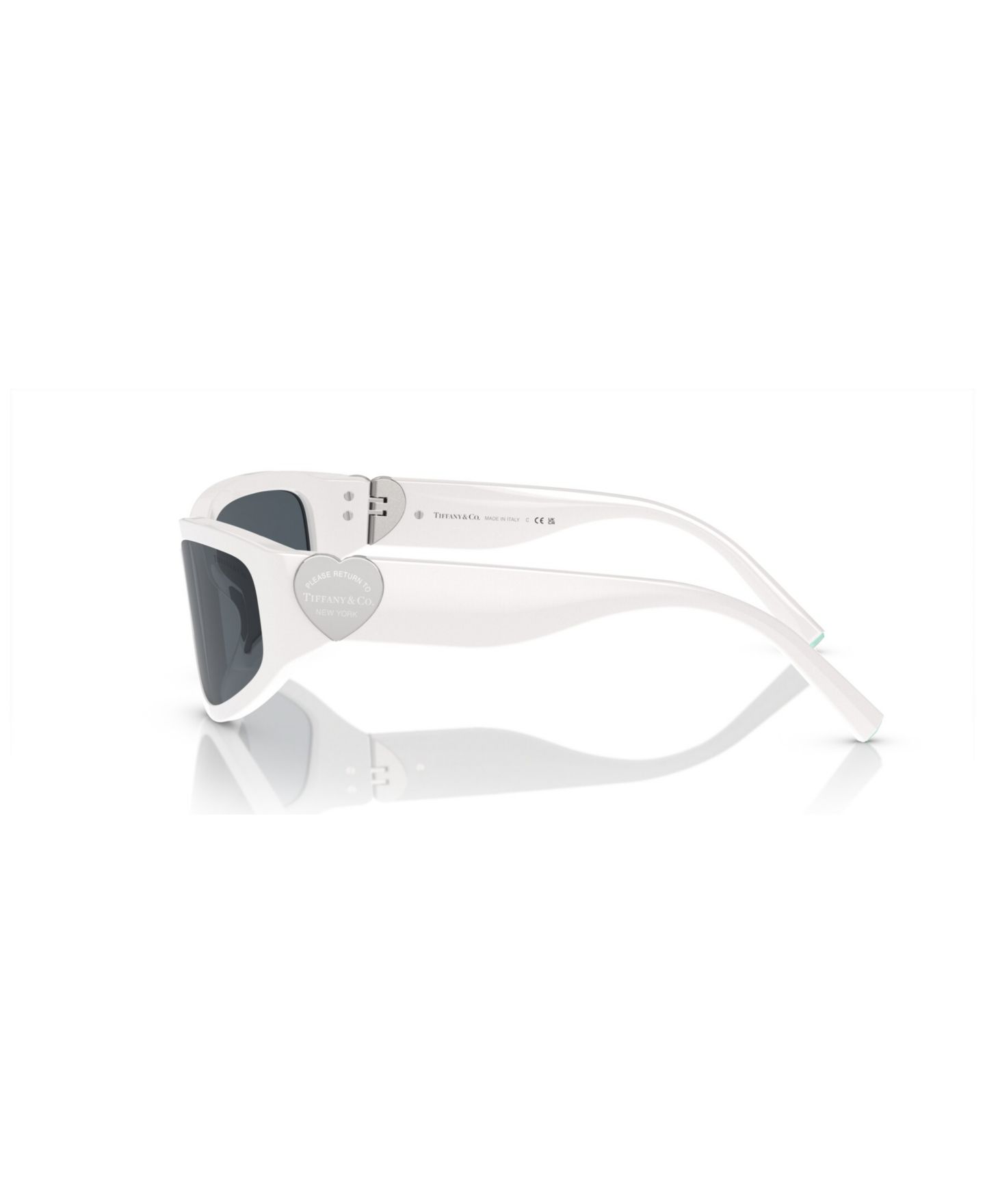 Женские солнцезащитные очки Tiffany & Co. Sunglasses TF4217, цвет: Яркий белый — фото 3