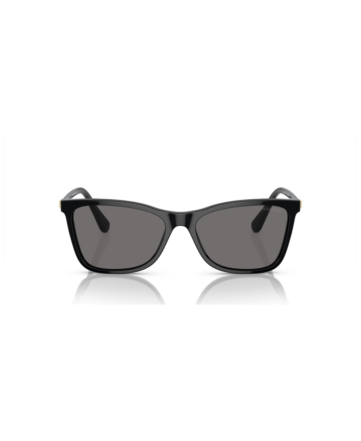 Shop Swarovski Women's Polarized Sunglasses, Sk6004 In Black