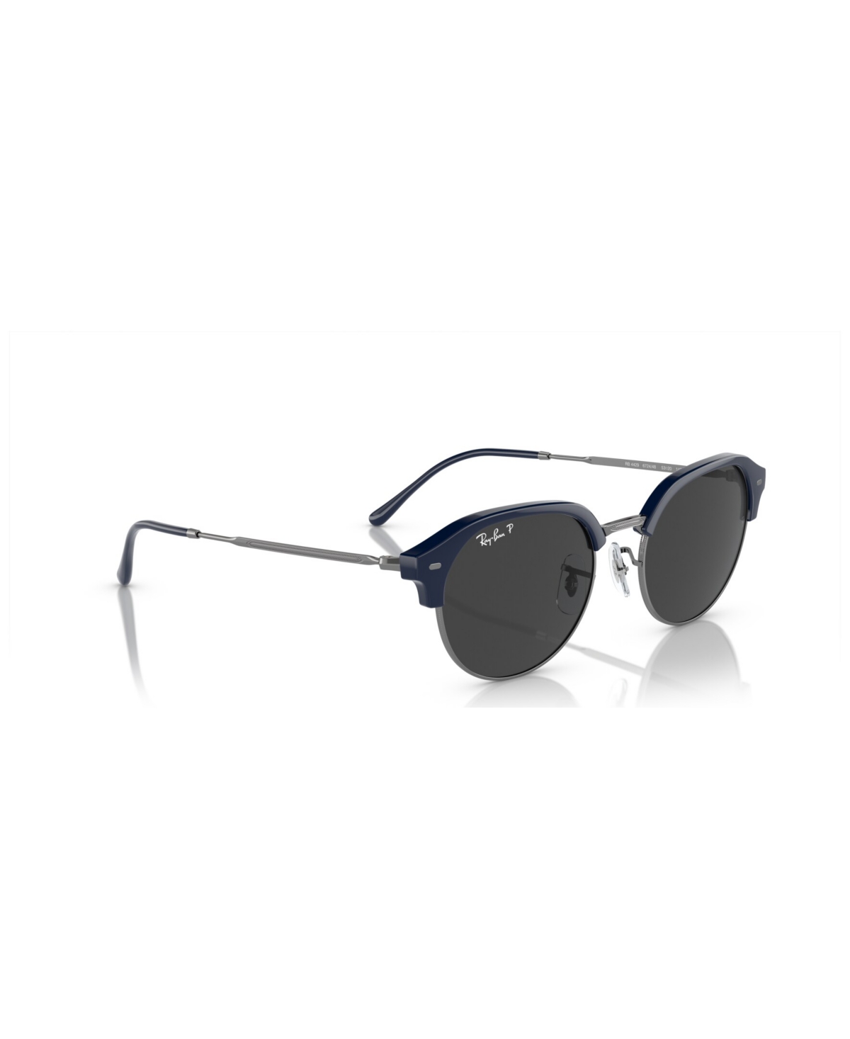 Shop Ray Ban Unisex Polarized Sunglasses, Rb4429 In Blue On Gunmetal