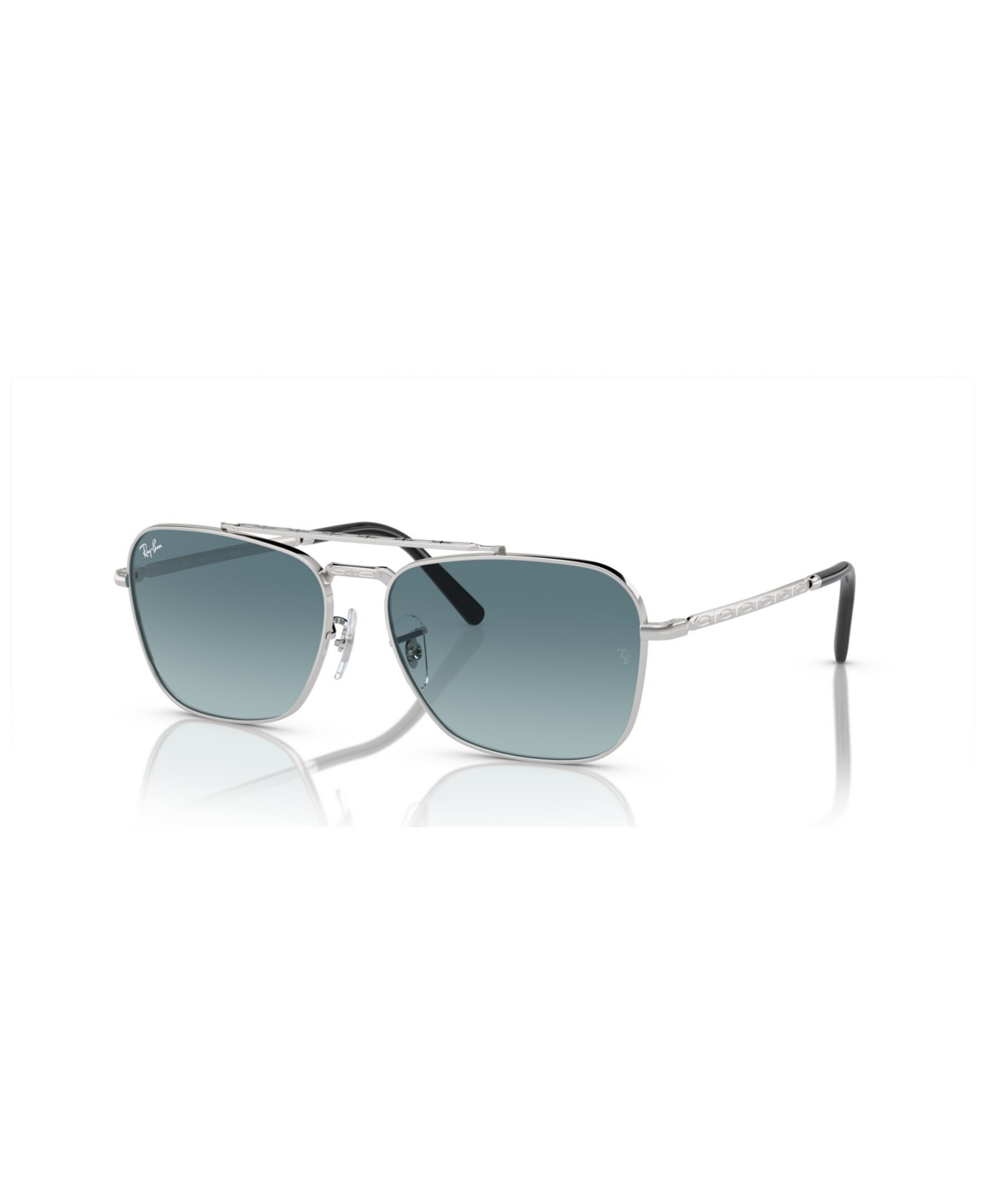 Ray Ban Unisex New Caravan Sunglasses, Gradient Rb3636 In Silver
