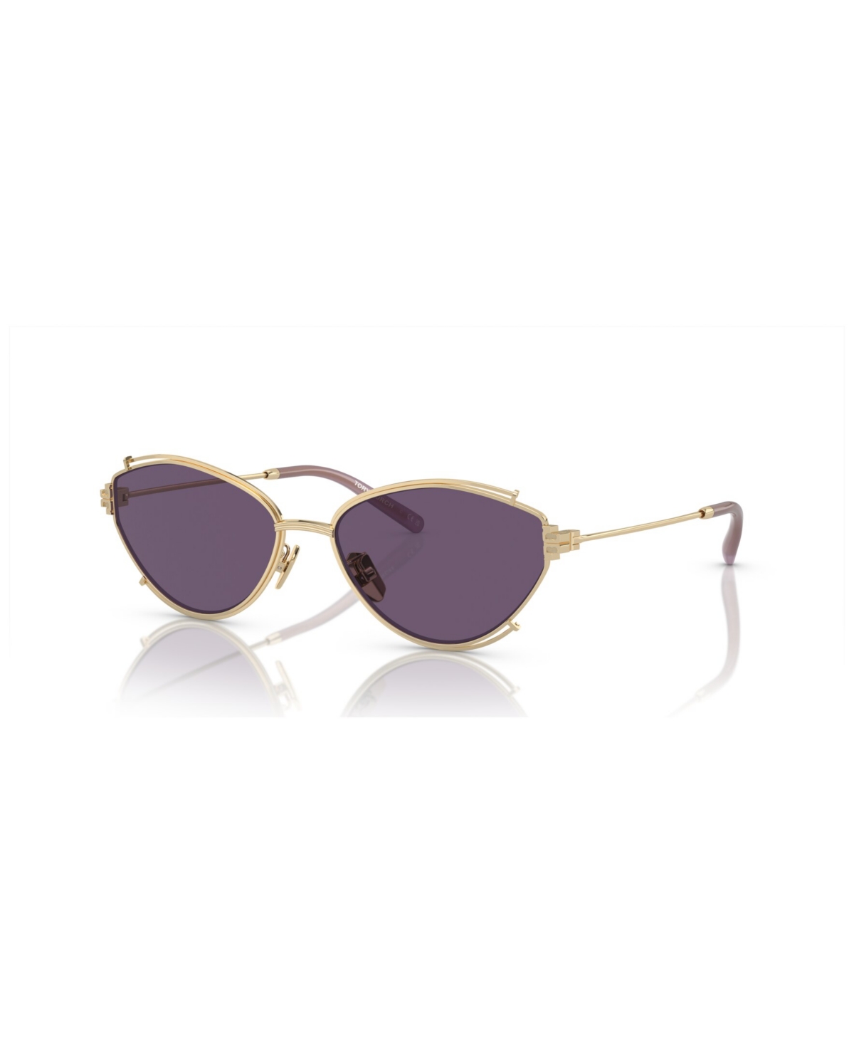 Tory Burch Women's Sunglasses Ty6103 In Shiny Light Gold