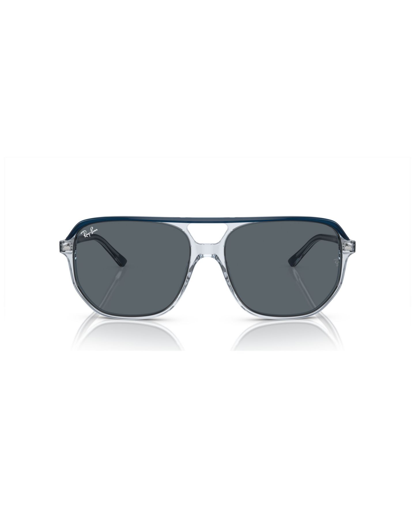 Солнцезащитные очки Ray-Ban Unisex Bill One Sunglasses RB2205, цвет: Синий прозрачный синий — фото 2