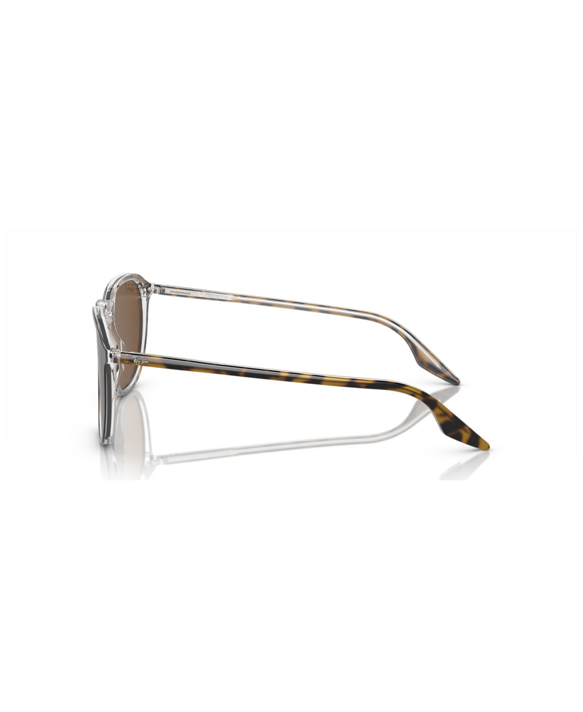 Ray Ban Rb2204 Sunglasses Havana On Transparent Frame Brown Lenses Polarized 51-20 In Havana