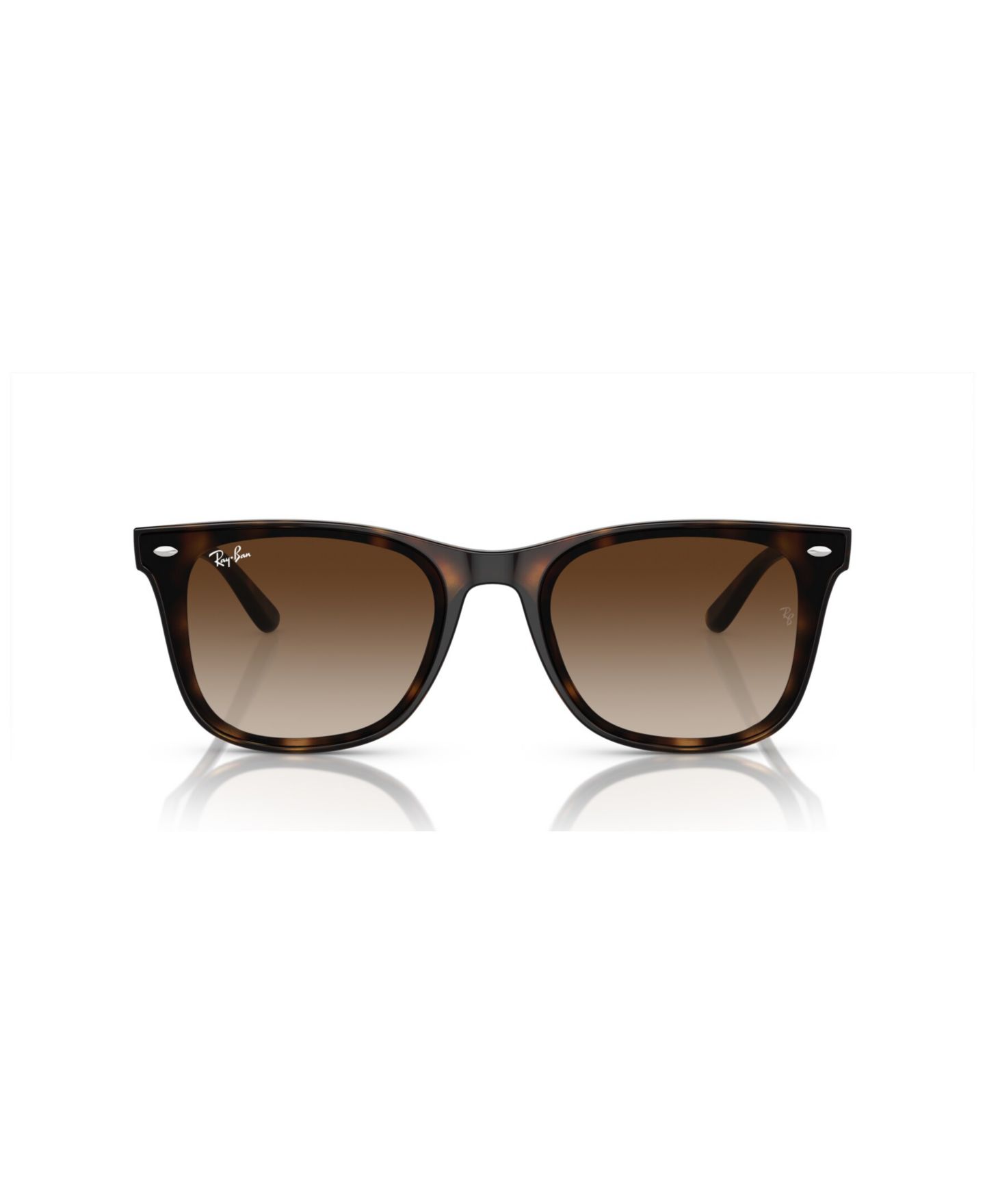 Солнцезащитные очки Ray-Ban Unisex Sunglasses, Gradient RB4420, цвет: Гавана — фото 2